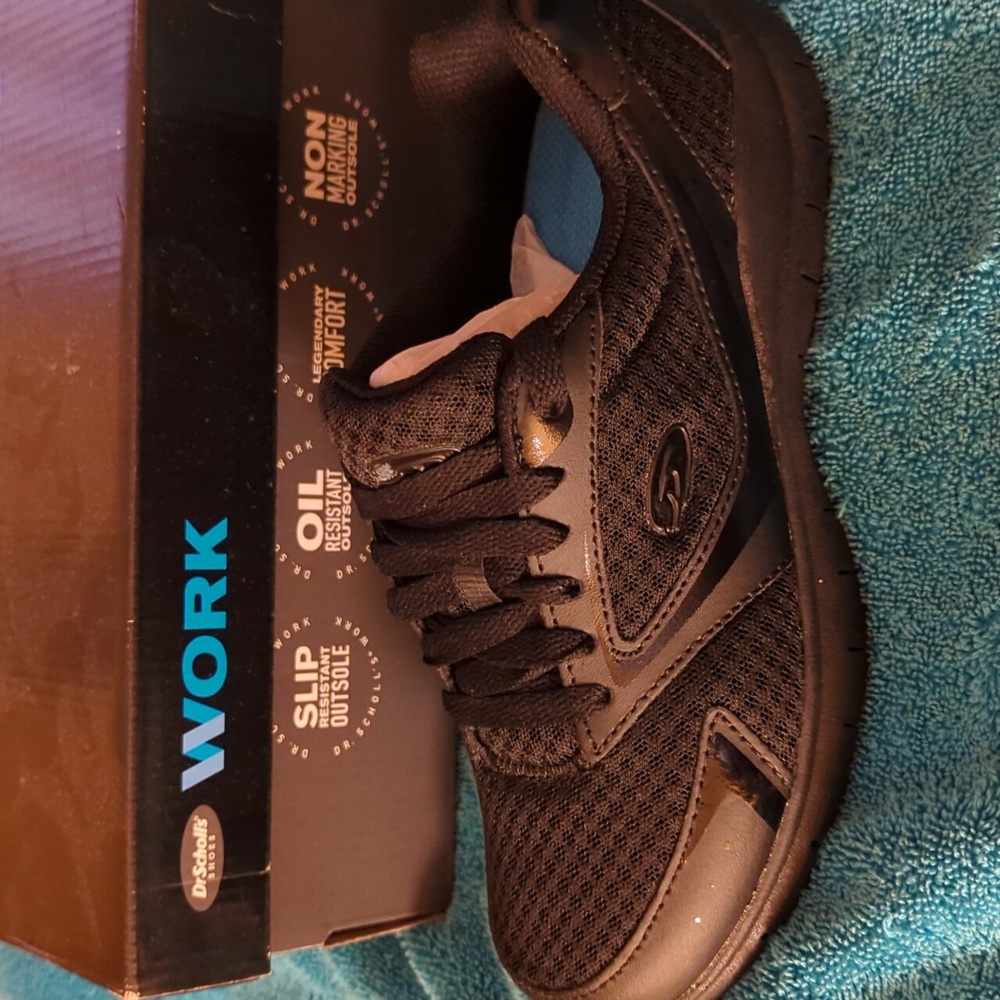 Dr. schools black work shoes 6M